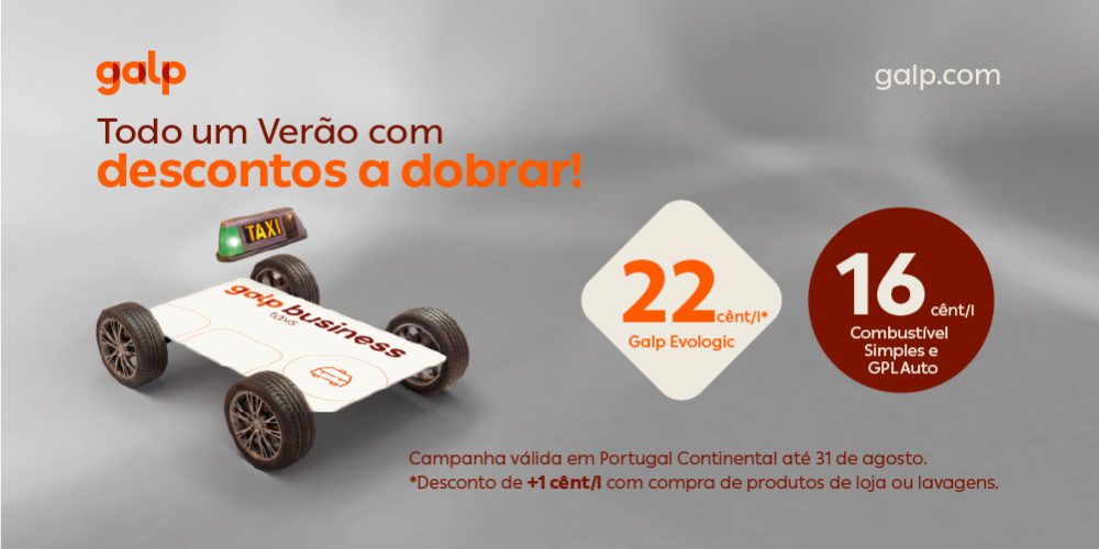 Campanha de verão Galp Business Táxis